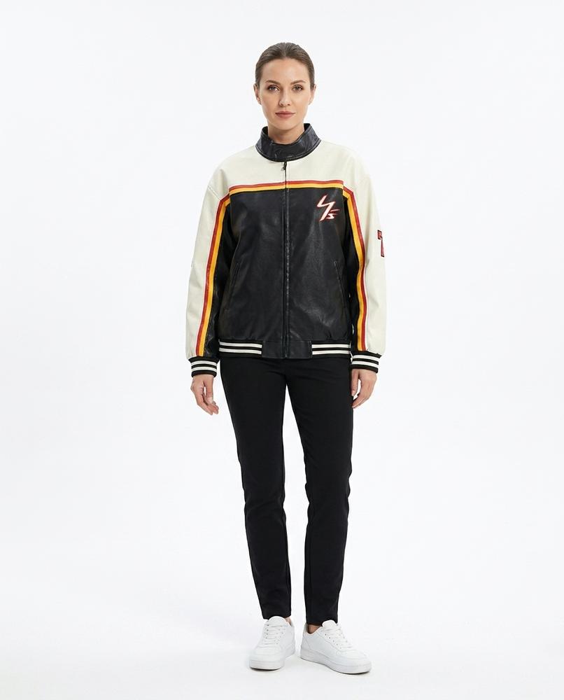 Cloppenburg Mode - Mukok | Gestreifte Kunstleder Jacke Unisex