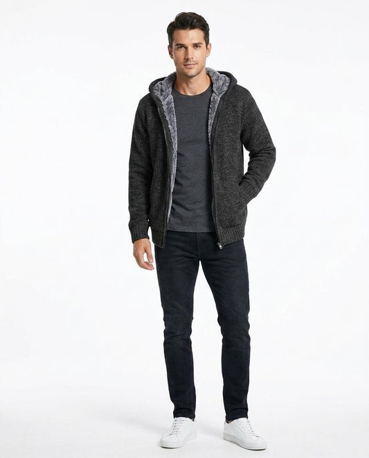 Cloppenburg Mode - Vudos | Gefütterte Melierte Strickjacke Herren