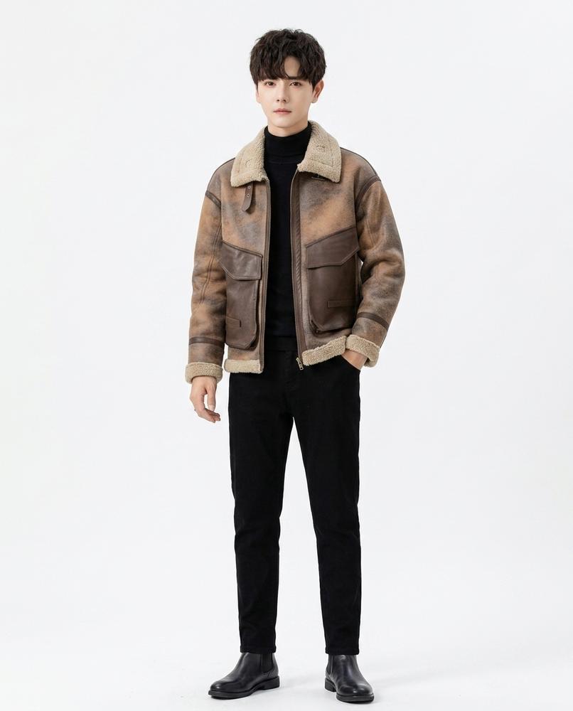 Cloppenburg Mode - Retum | Gefütterte Zweifarbige Jacke Herren
