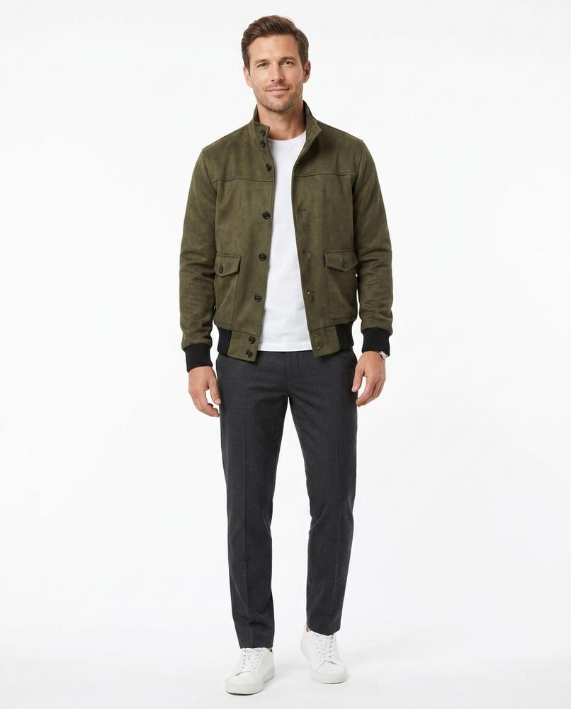 Cloppenburg Mode - Eufod | Suedierte Geknöpfte Jacke Herren