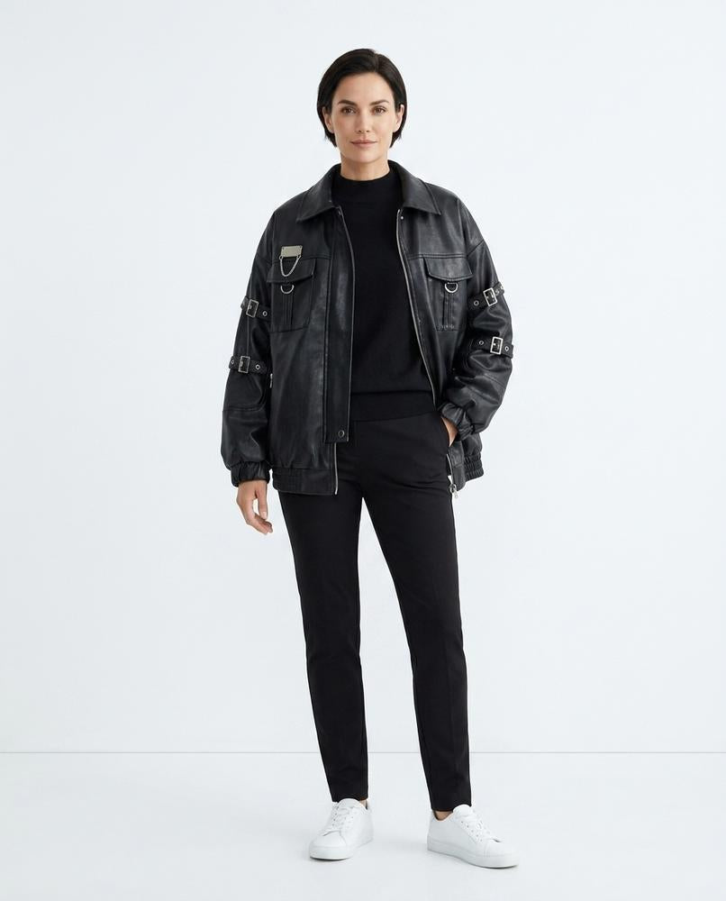 Cloppenburg Mode - Covet | Weit Geschnittene Lederoptik Jacke Unisex