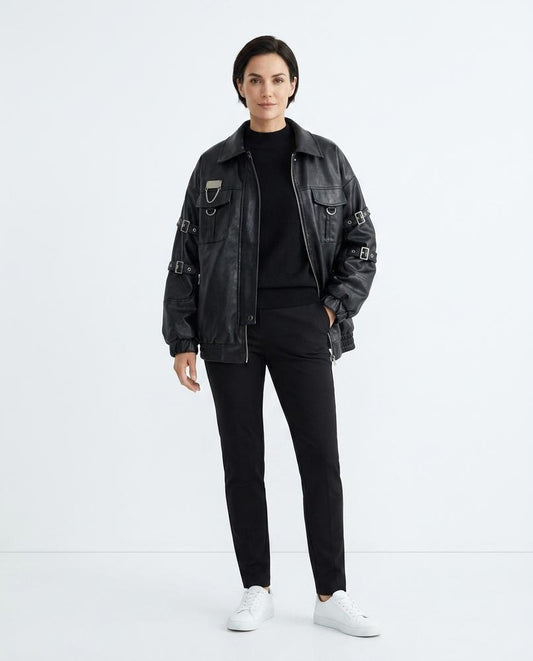 Cloppenburg Mode - Covet | Weit Geschnittene Lederoptik Jacke Unisex