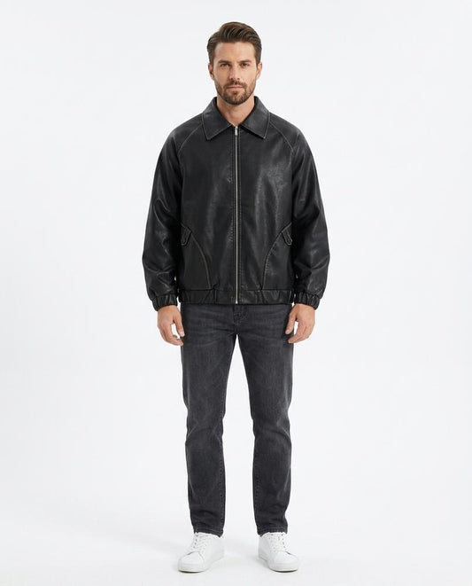Cloppenburg Mode - Mugam | Weitgeschnittene Lederoptik Jacke Unisex