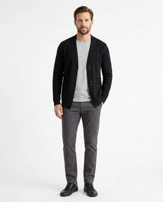 Cloppenburg Mode - Rezir | Gerippter Geknöpfter Cardigan Herren