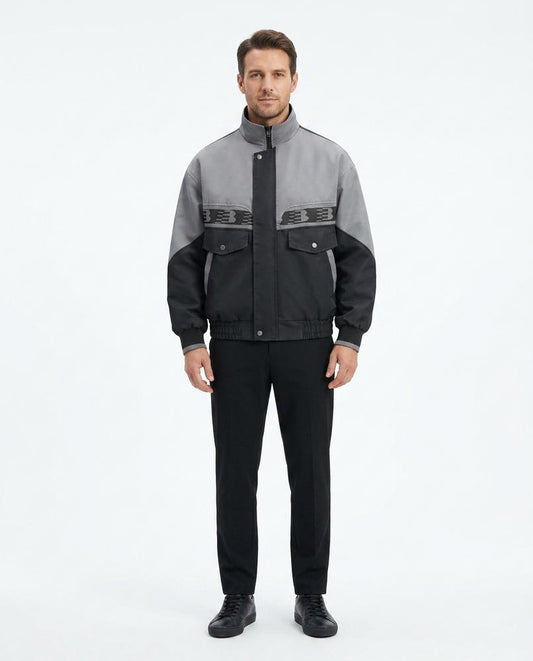 Cloppenburg Mode - Magam | Farblich Geteilt Hochgeschlossen Jacke Unisex