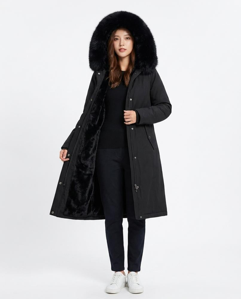 Cloppenburg Mode - Aatas | Gefütterter Pelzbesetzter Mantel Damen