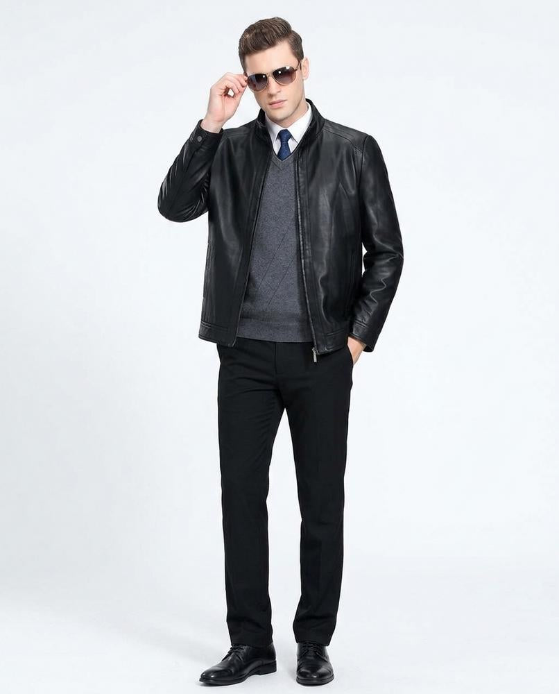 Cloppenburg Mode - Disod | Glatte Leder Jacke Herren