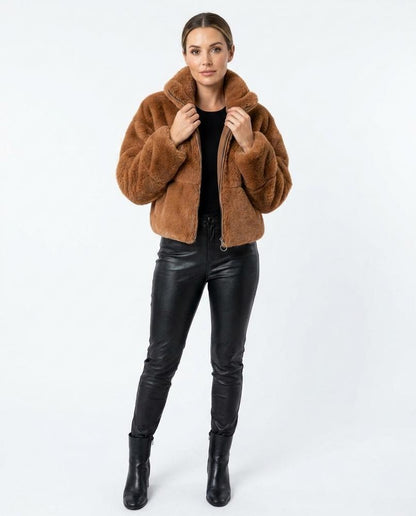 Cloppenburg Mode - Cigov | Plüschig Kurz Jacke Damen