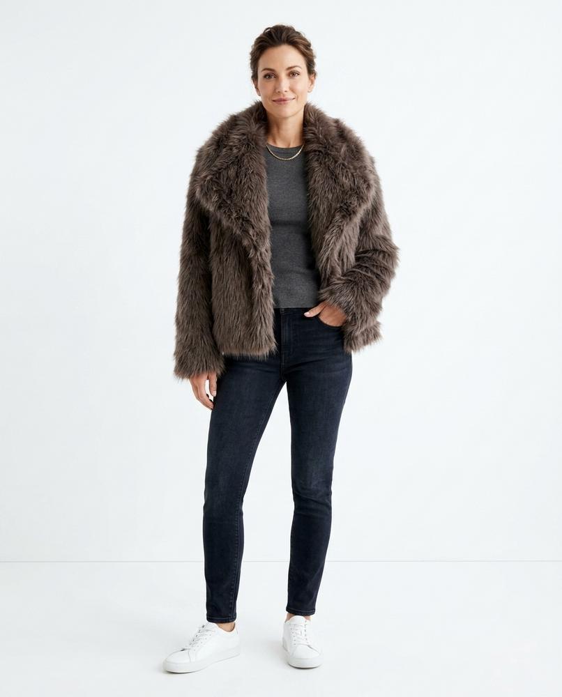 Cloppenburg Mode - Easom | Verschlusslose Fellimitat Jacke Damen