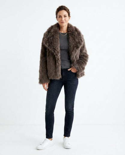 Cloppenburg Mode - Easom | Verschlusslose Fellimitat Jacke Damen