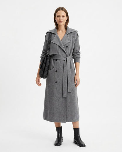Cloppenburg Mode - Lufem | Gerippt Zweireihig Mantel Damen