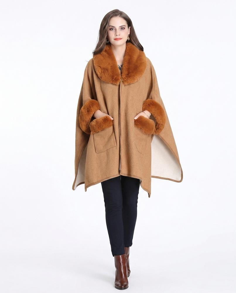 Cloppenburg Mode - Tenev | Gefütterter Pelzbesetzter Mantel Damen