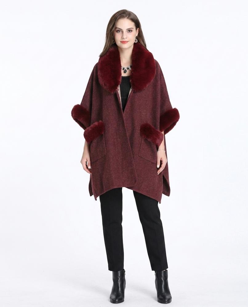 Cloppenburg Mode - Tenev | Gefütterter Pelzbesetzter Mantel Damen