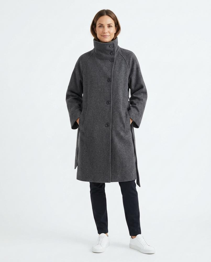 Cloppenburg Mode - Nufor | Gegürtet Hochgeschlossen Mantel Damen