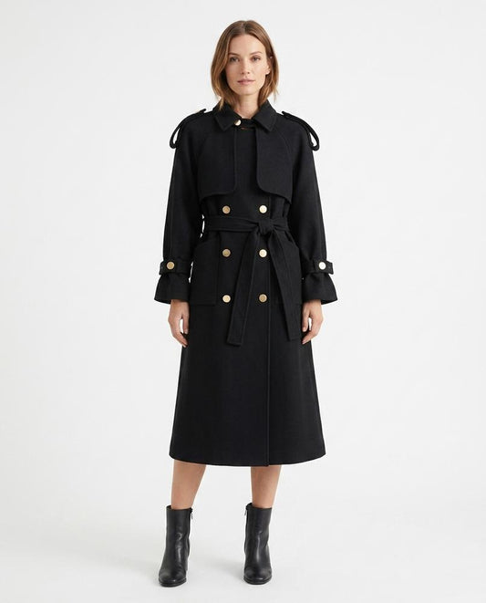 Cloppenburg Mode - Nuwin | Gegürtet Zweireihig Mantel Damen