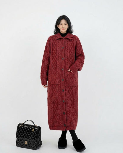 Cloppenburg Mode - Aesot | Lange Strukturierte Strickjacke Damen