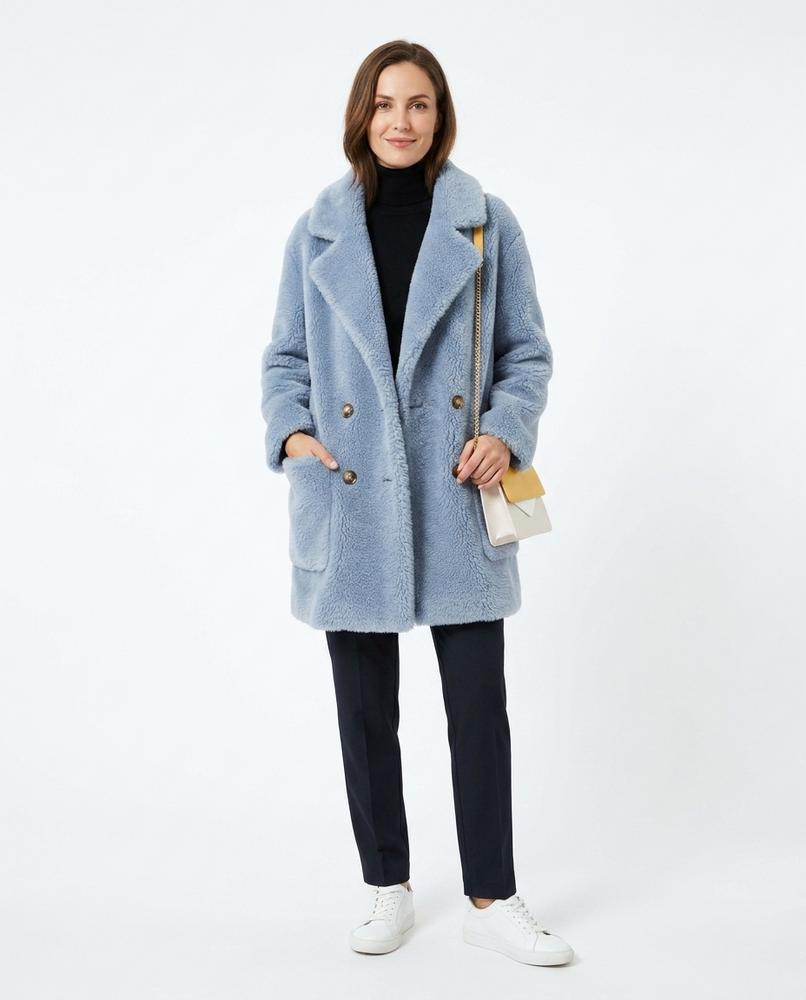 Cloppenburg Mode - Sofor | Strukturierter Doppelreihiger Mantel Damen