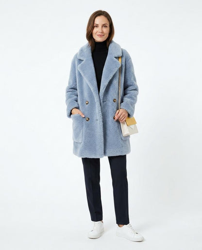 Cloppenburg Mode - Sofor | Strukturierter Doppelreihiger Mantel Damen