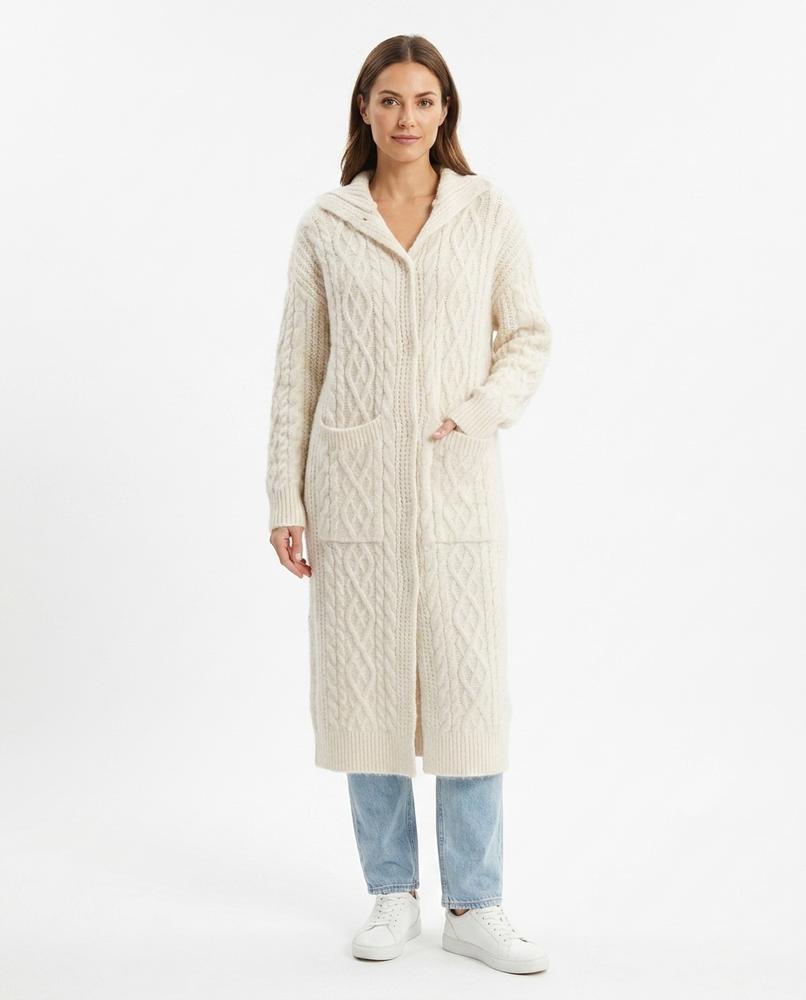Cloppenburg Mode - Digok | Langer Grobgestrickter Cardigan Damen