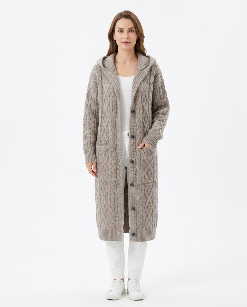 Cloppenburg Mode - Digok | Langer Grobgestrickter Cardigan Damen