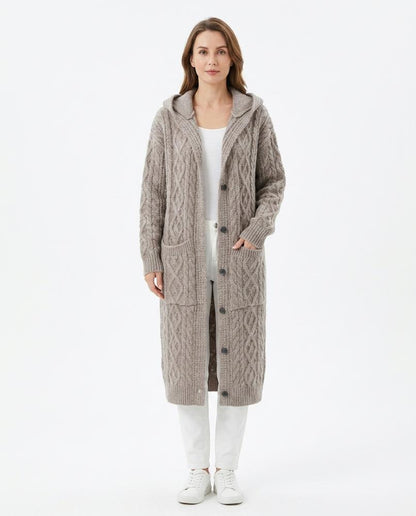 Cloppenburg Mode - Digok | Langer Grobgestrickter Cardigan Damen