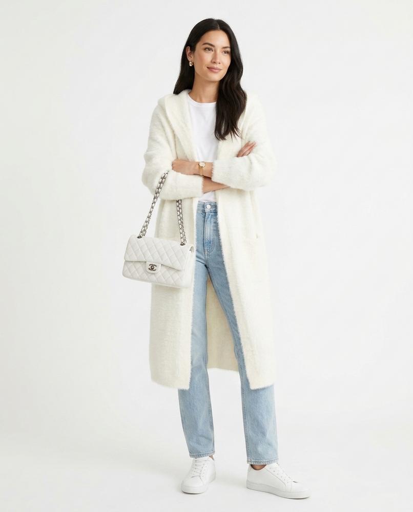 Cloppenburg Mode - Tutav | Langer Plüschiger Mantel Damen