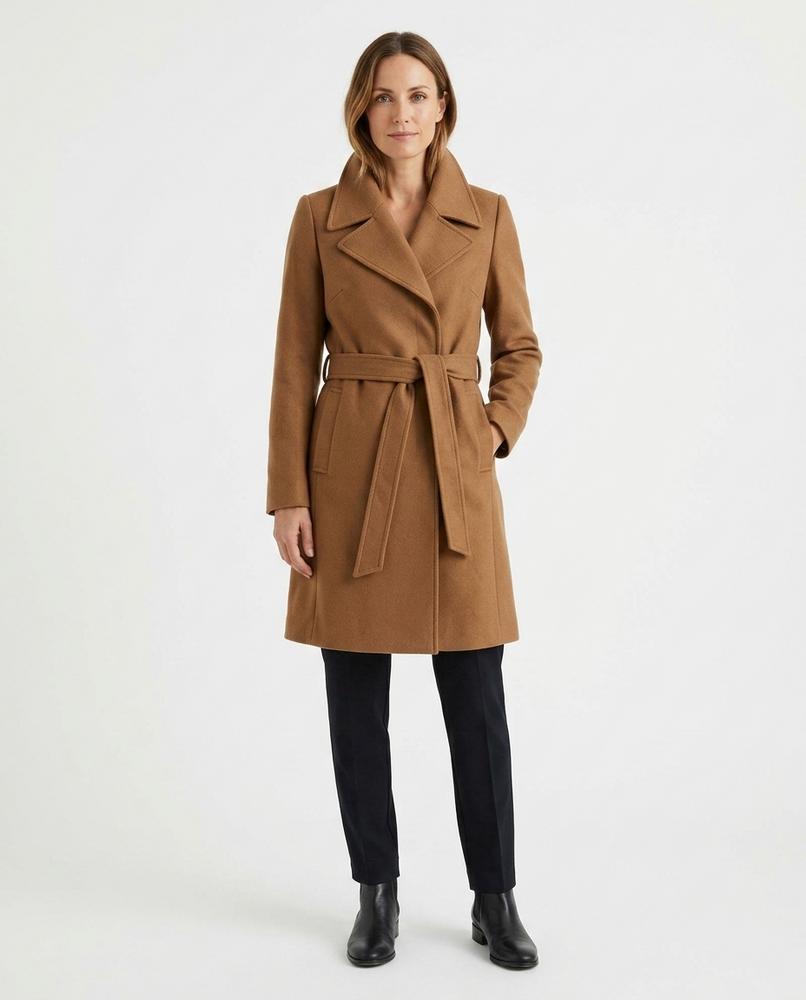 Cloppenburg Mode - Kiwik | Mit Bindegürtel Mit Reverskragen Mantel Damen