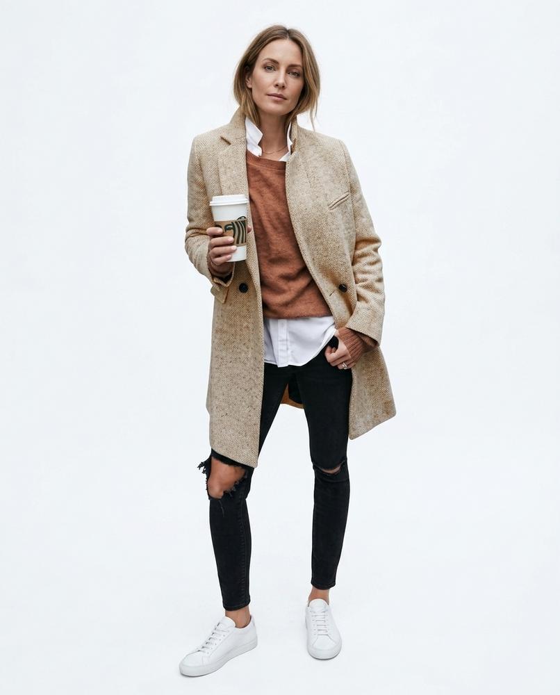 Cloppenburg Mode - Mafad | Meliert Einreihig Mantel Damen