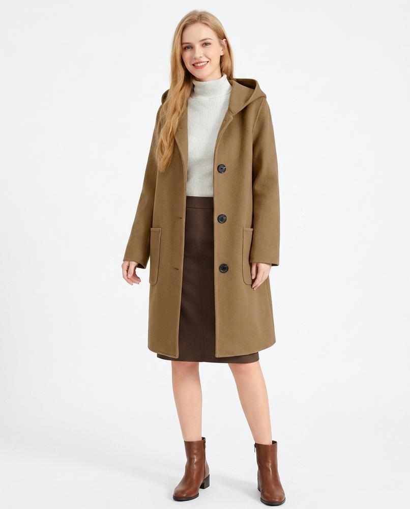 Cloppenburg Mode - Mibel | Kapuzen Woll Mantel Damen