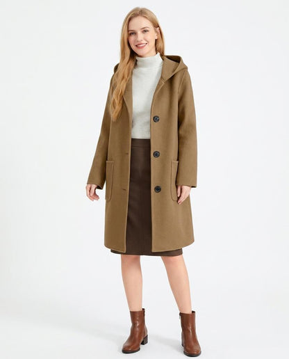 Cloppenburg Mode - Mibel | Kapuzen Woll Mantel Damen