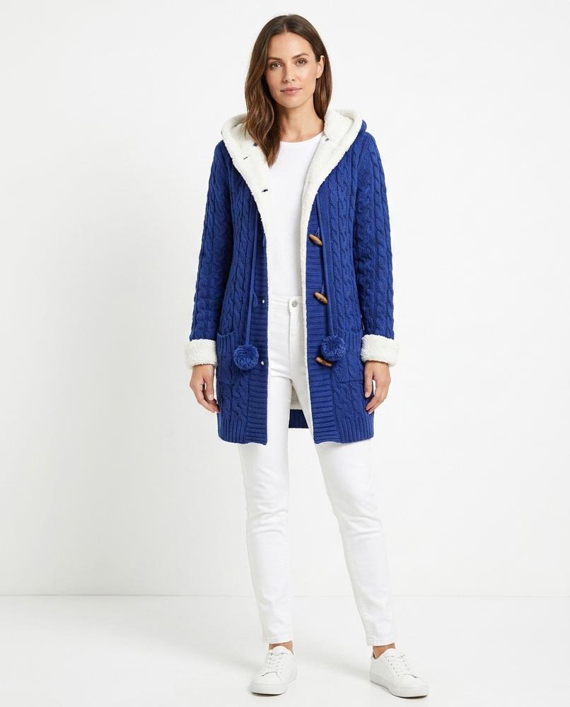 Cloppenburg Mode - Tokom | Gefüttert Strukturiert Strickjacke Damen