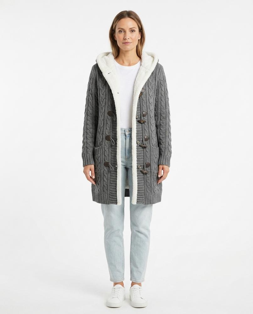 Cloppenburg Mode - Tokom | Gefüttert Strukturiert Strickjacke Damen