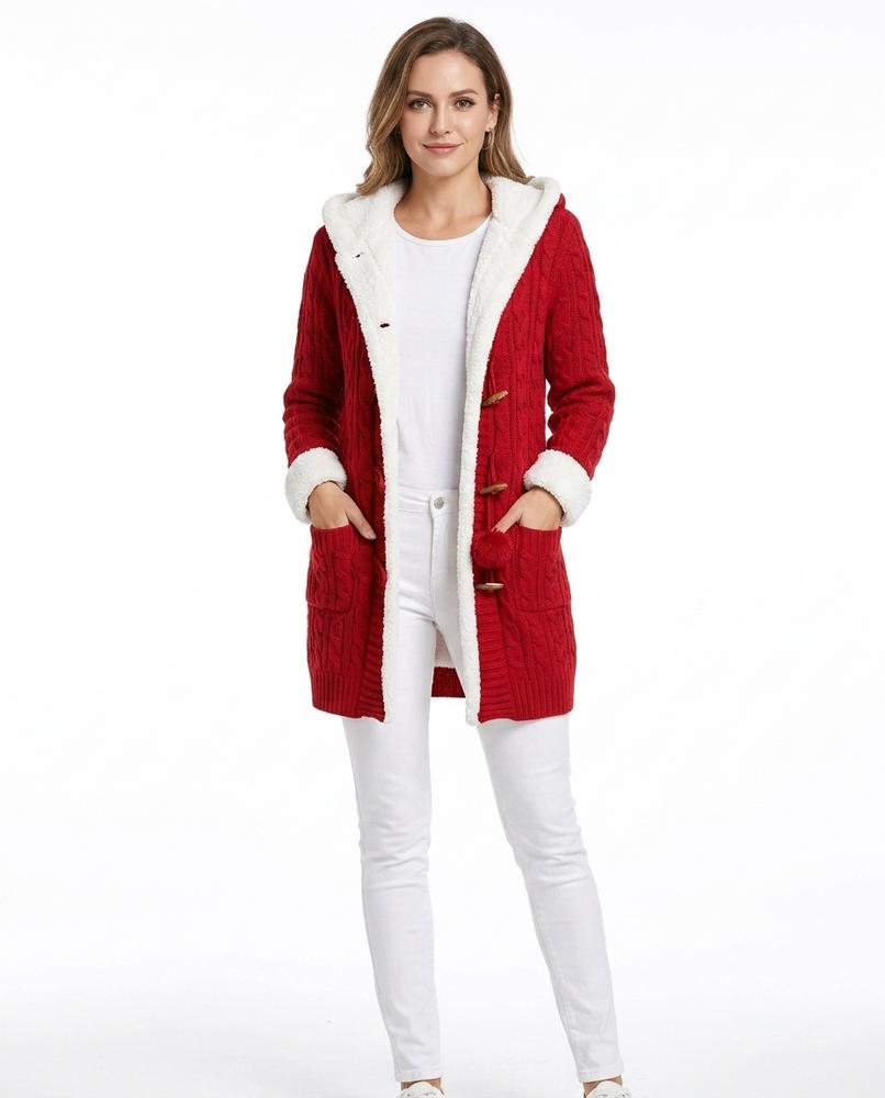 Cloppenburg Mode - Tokom | Gefüttert Strukturiert Strickjacke Damen