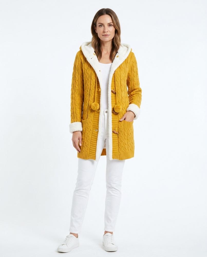 Cloppenburg Mode - Tokom | Gefüttert Strukturiert Strickjacke Damen