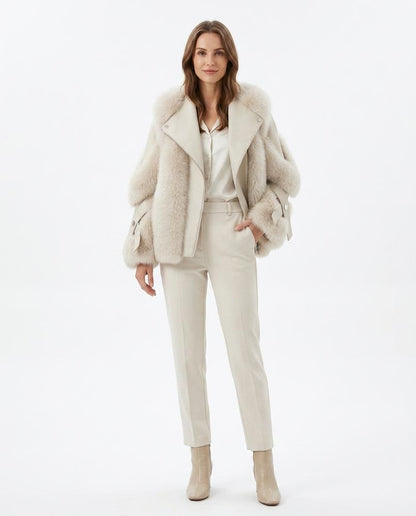 Cloppenburg Mode - Eagek | Pelzbesetzt Asymmetrisch Jacke Damen