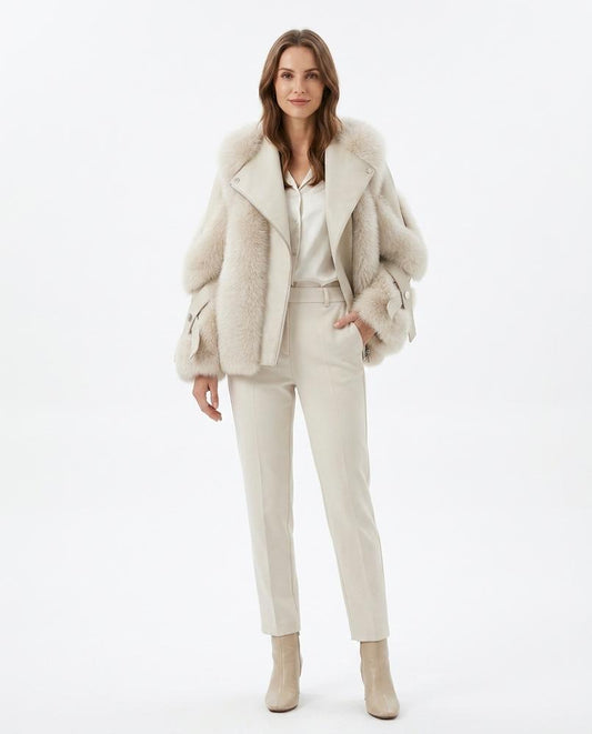 Cloppenburg Mode - Eagek | Pelzbesetzt Asymmetrisch Jacke Damen
