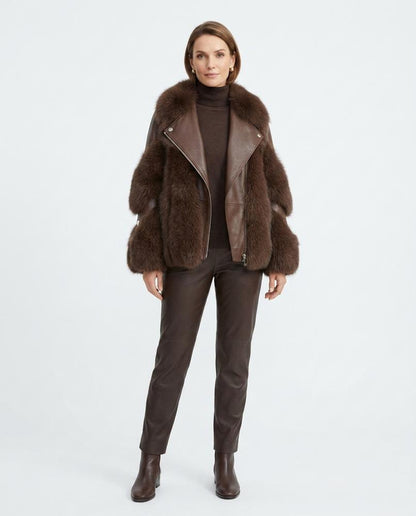 Cloppenburg Mode - Eagek | Pelzbesetzt Asymmetrisch Jacke Damen