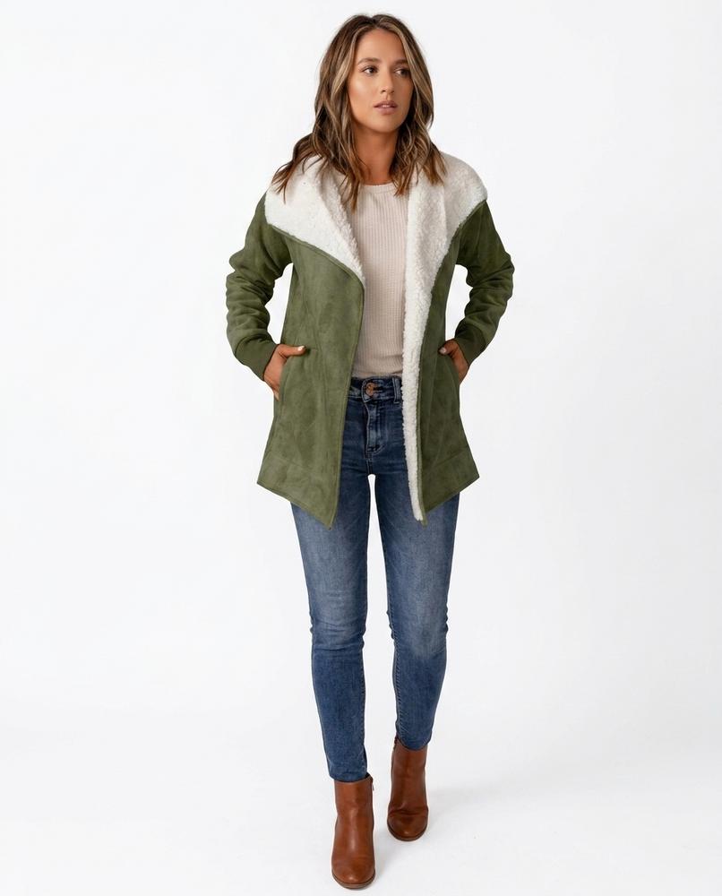 Cloppenburg Mode - Tariv | Gefütterter Verschlussloser Mantel Damen