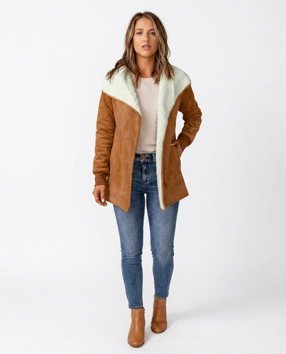 Cloppenburg Mode - Tariv | Gefütterter Verschlussloser Mantel Damen
