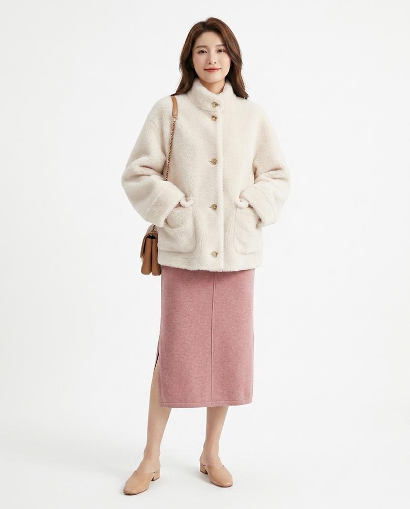 Cloppenburg Mode - Vibem | Plüschig Geknöpft Jacke Damen