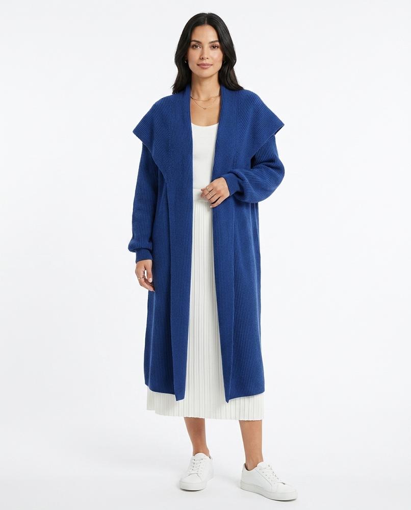 Cloppenburg Mode - Laluv | Gerippter Langgeschnittener Cardigan Damen