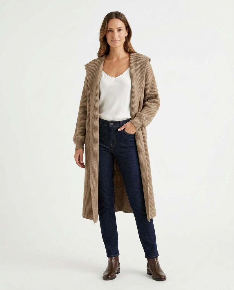 Cloppenburg Mode - Laluv | Gerippter Langgeschnittener Cardigan Damen