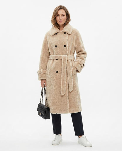 Cloppenburg Mode - Kegut | Zweireihiger Teddyfell Mantel Damen