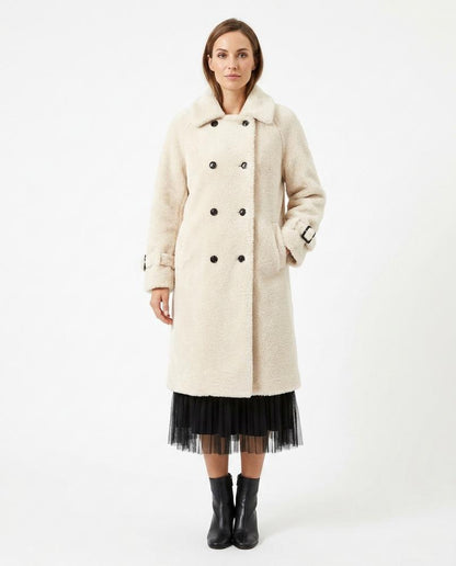 Cloppenburg Mode - Kegut | Zweireihiger Teddyfell Mantel Damen