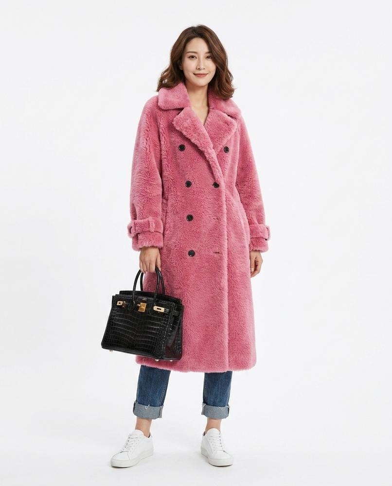 Cloppenburg Mode - Kegut | Zweireihiger Teddyfell Mantel Damen