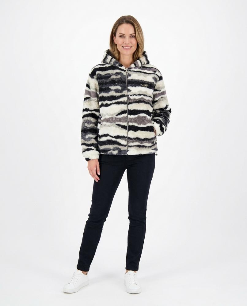 Cloppenburg Mode - Demes | Gemusterte Fleece Jacke Unisex
