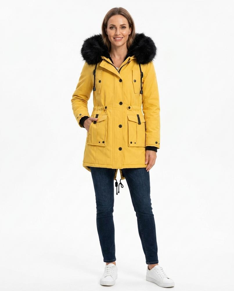 Cloppenburg Mode - Kupan | Gefüttert Tailliert Mantel Damen