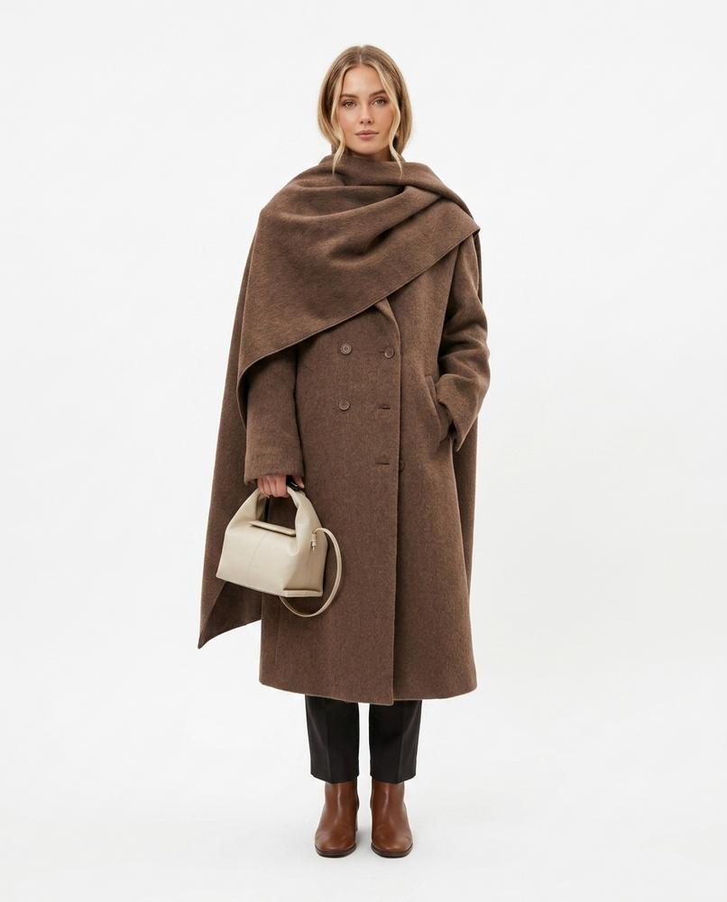 Cloppenburg Mode - Salos | Drapierter Zweireihiger Mantel Damen