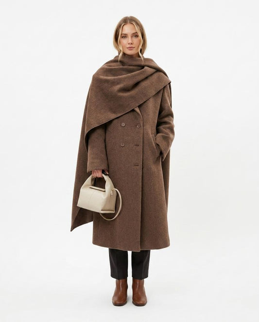 Cloppenburg Mode - Salos | Drapierter Zweireihiger Mantel Damen