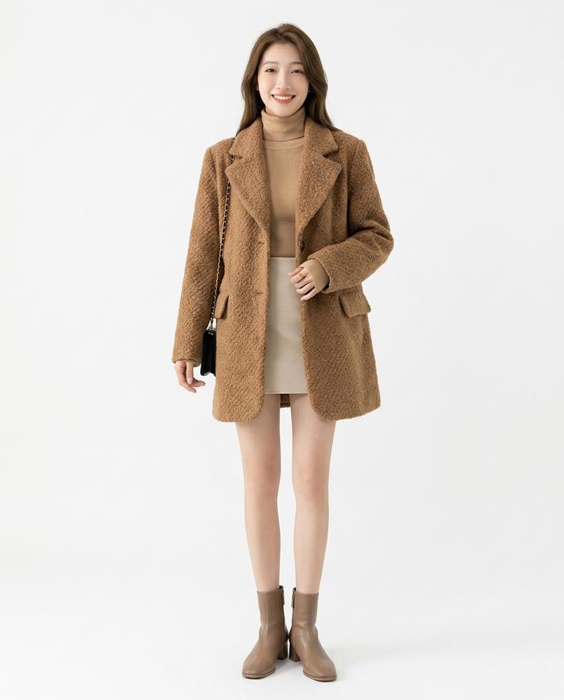 Cloppenburg Mode - Diwil | Strukturiert Bouclé Mantel Damen